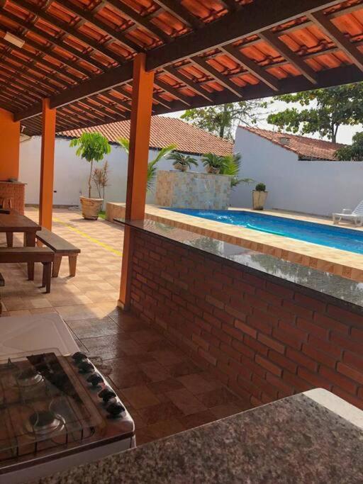 Casa Com Piscina Itanhaem Cibratel II Villa Buitenkant foto